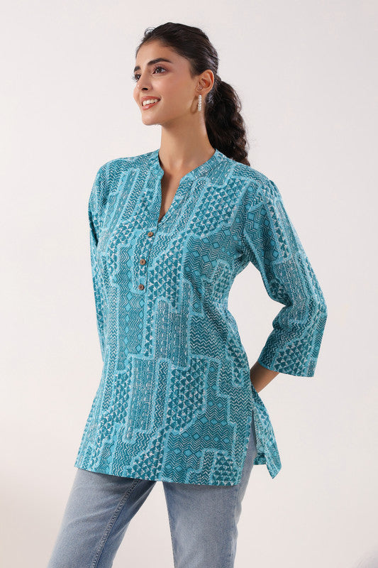 Everyday Ethnic Ensemble Turquoise CottonTop