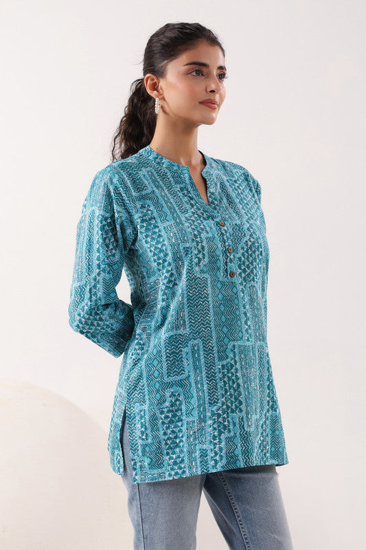 Everyday Ethnic Ensemble Turquoise CottonTop