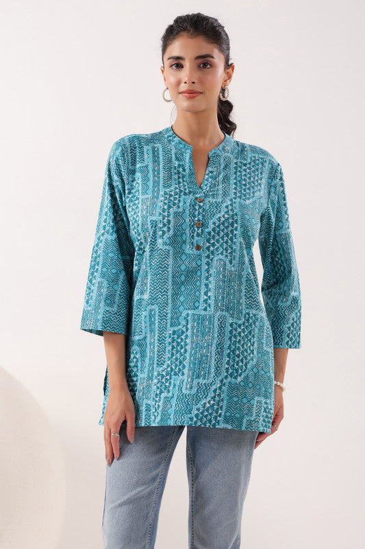 Everyday Ethnic Ensemble Turquoise CottonTop