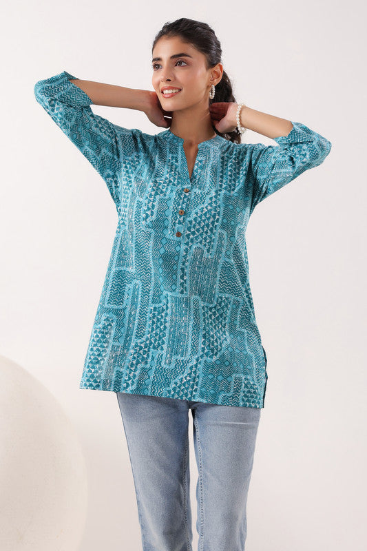 Everyday Ethnic Ensemble Turquoise CottonTop