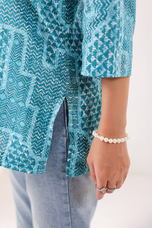 Everyday Ethnic Ensemble Turquoise CottonTop