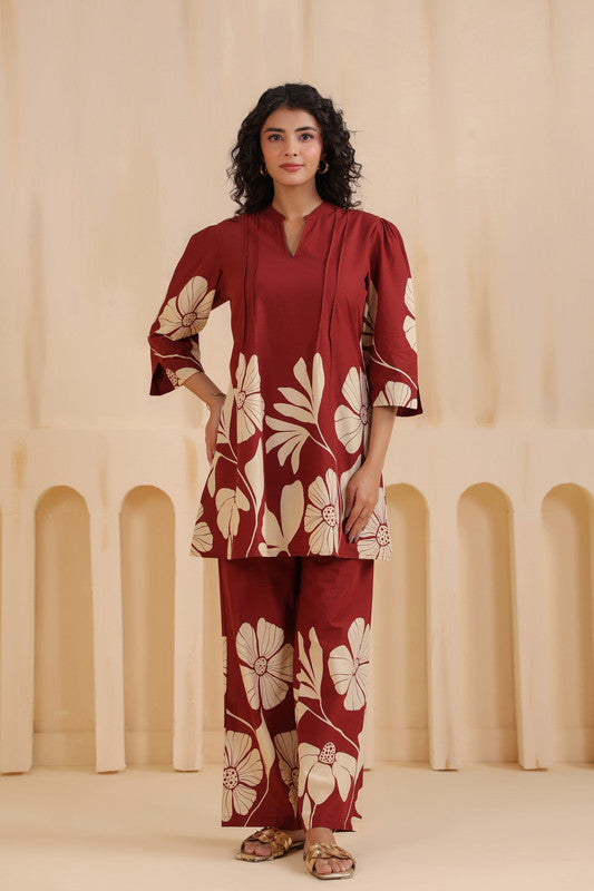 Rustic Flora Cotton Co-ord Set