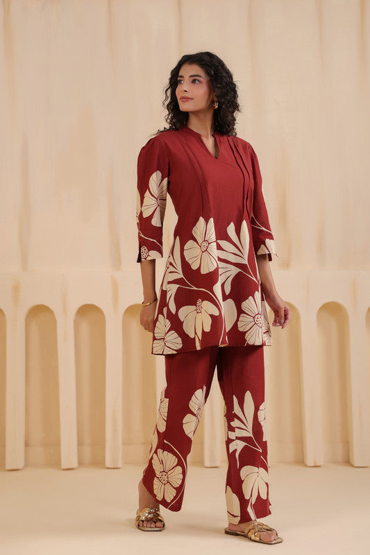 Rustic Flora Cotton Co-ord Set