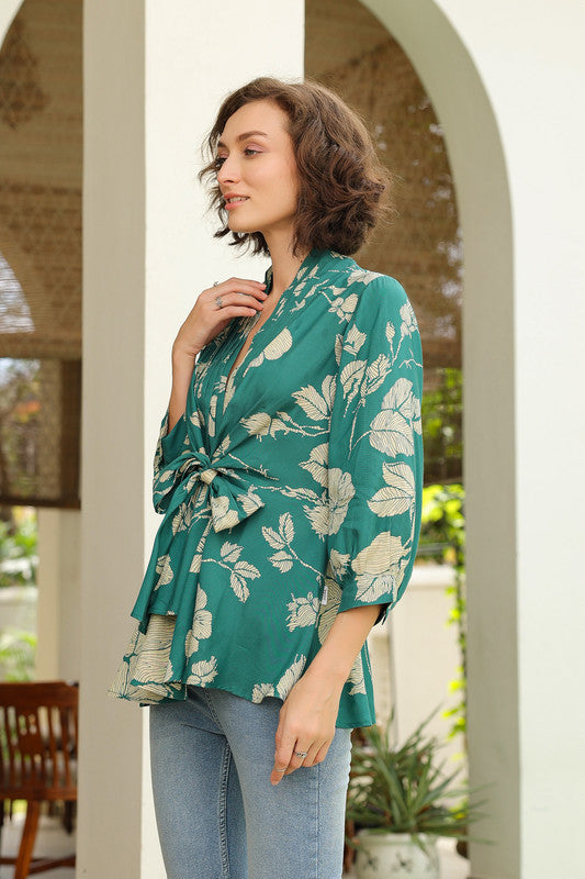 Sassy Sage Russian Silk Top