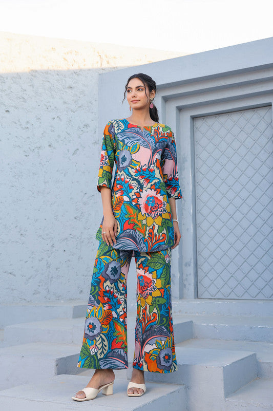 Vivid Bloom Ensemble Loungewear Set