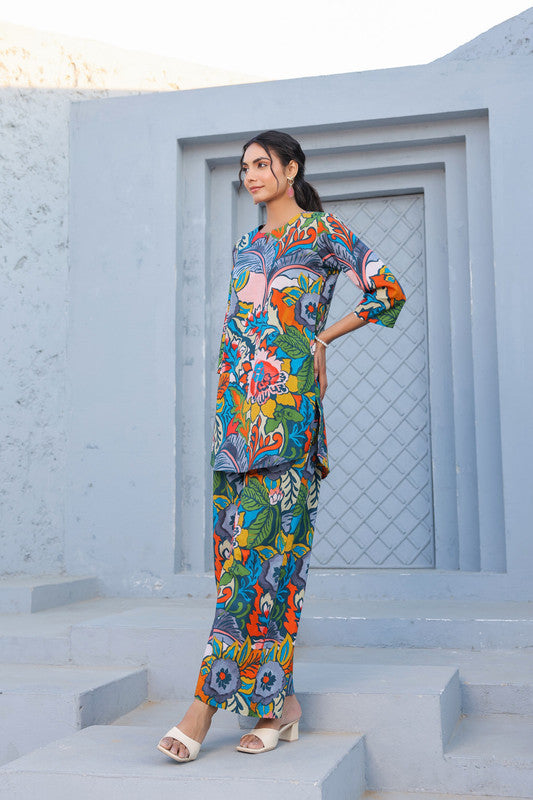 Vivid Bloom Ensemble Loungewear Set