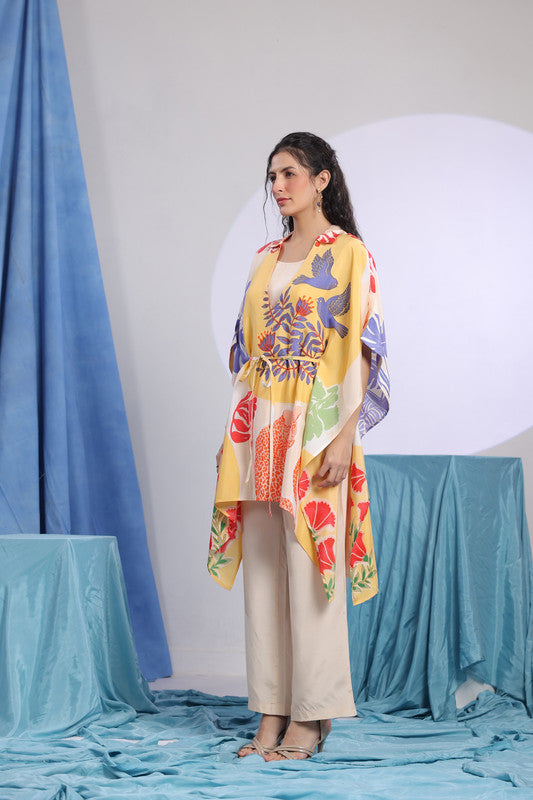 Multicolour Printed Resort Wear Co-Ord Set