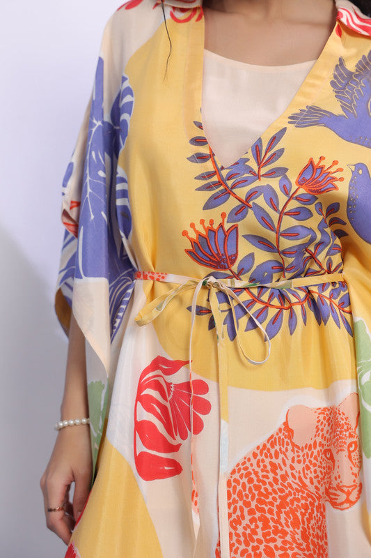 Multicolour Printed Resort Wear Co-Ord Set