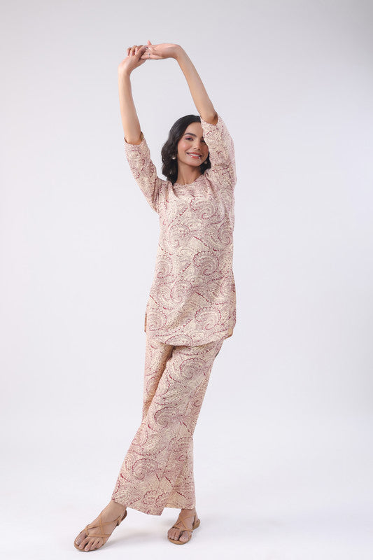 Camellia Cotton Flex Loungewear Set