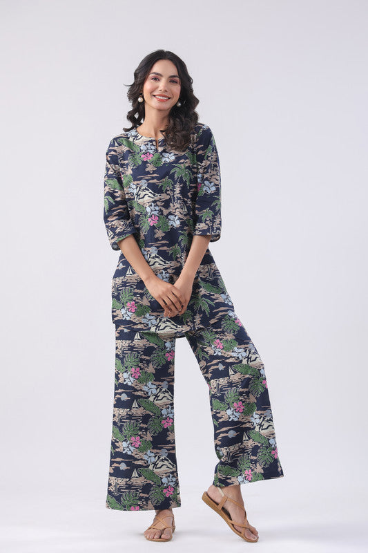 Lushia Cotton Loungewear Set