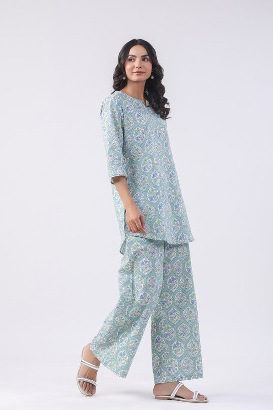 Morning Glory Cotton Loungewear Set