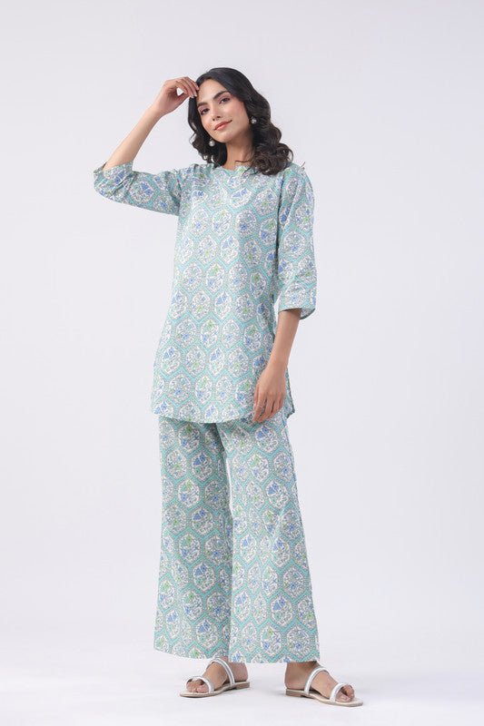 Morning Glory Cotton Loungewear Set