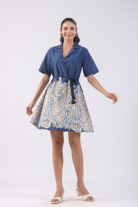 Moonstone Blue Cotton Dress