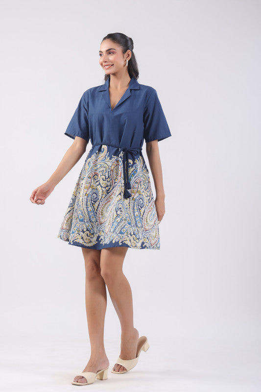 Moonstone Blue Cotton Dress