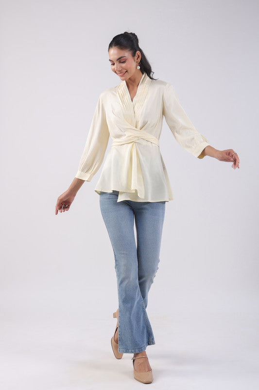 Pearl Mist Russian Silk Top