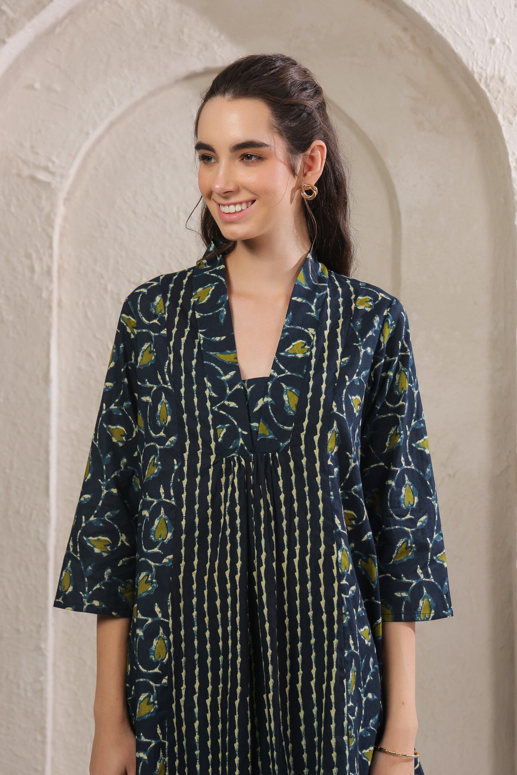 Tropical Dusk Printed Cotton Co-ord Set