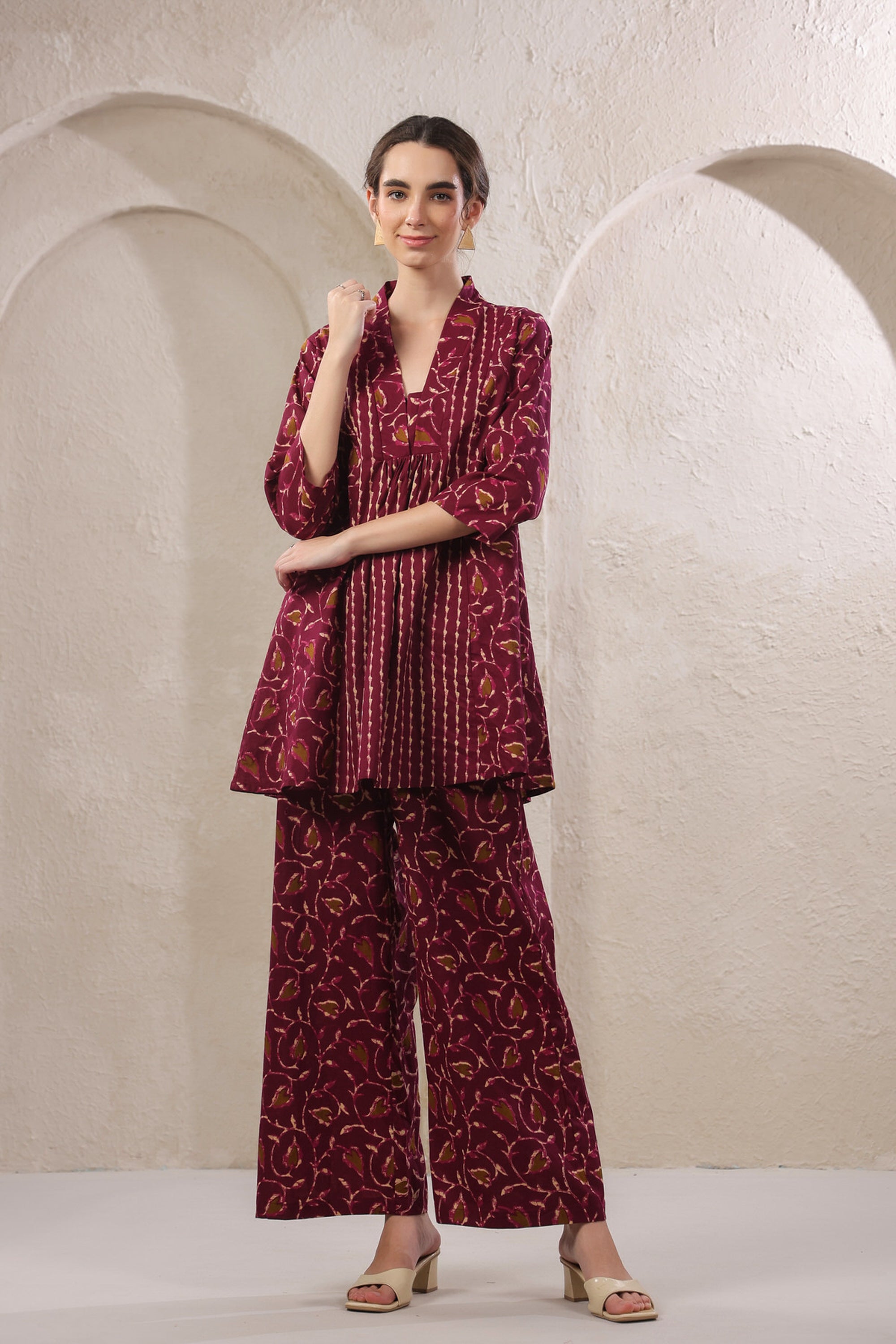 Mulberry Muse Printed Cotton Co-ord Set