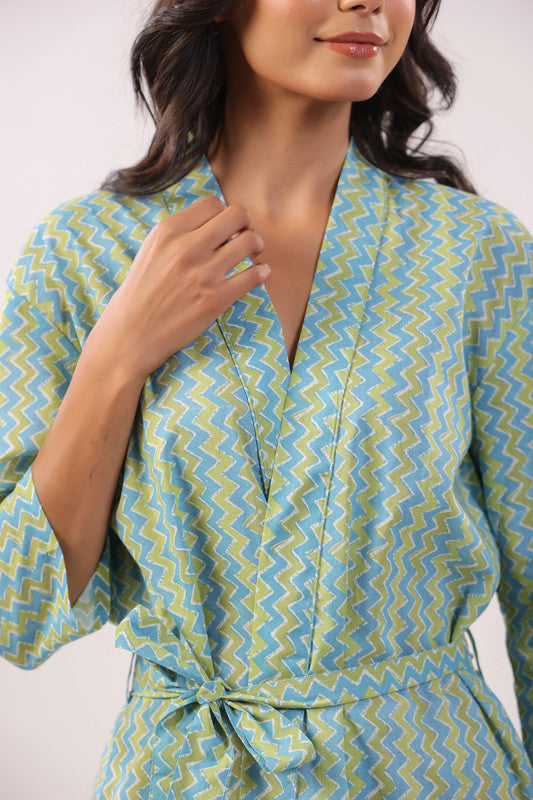 Coastal Bliss Cotton Robe