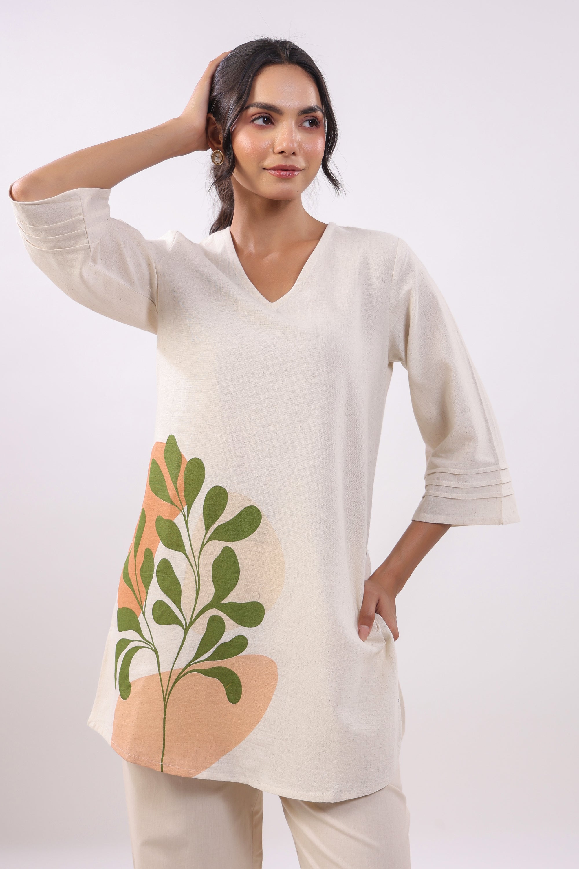 Wildflower Whimsy Cotton Flex Top