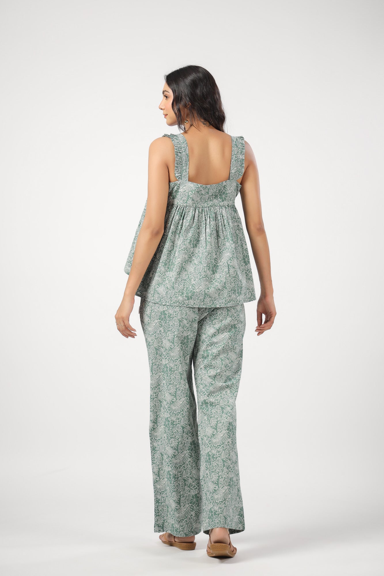 Savannah Safari Cotton Loungewear Top Set