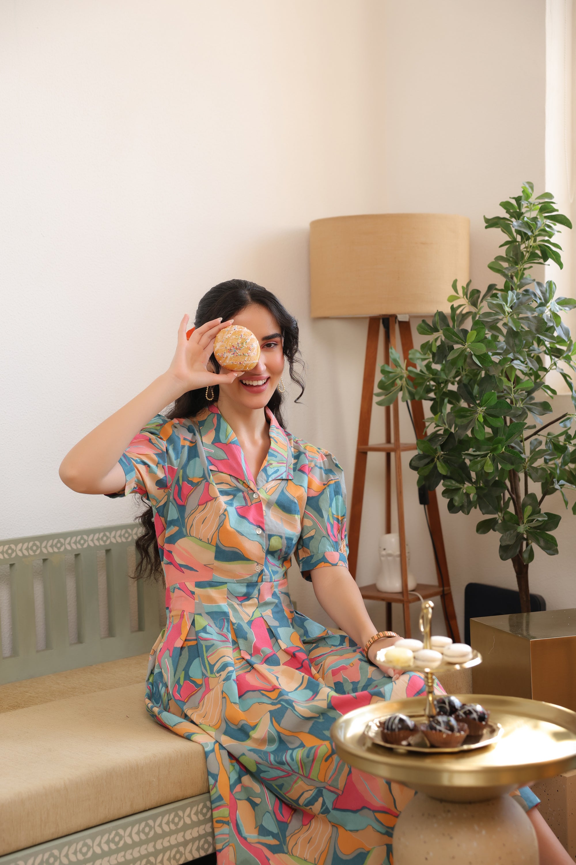 Meadow Bloom Vintage Cotton Dress