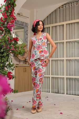Floral Orchard Breeze Cotton Flex Co-ord Set