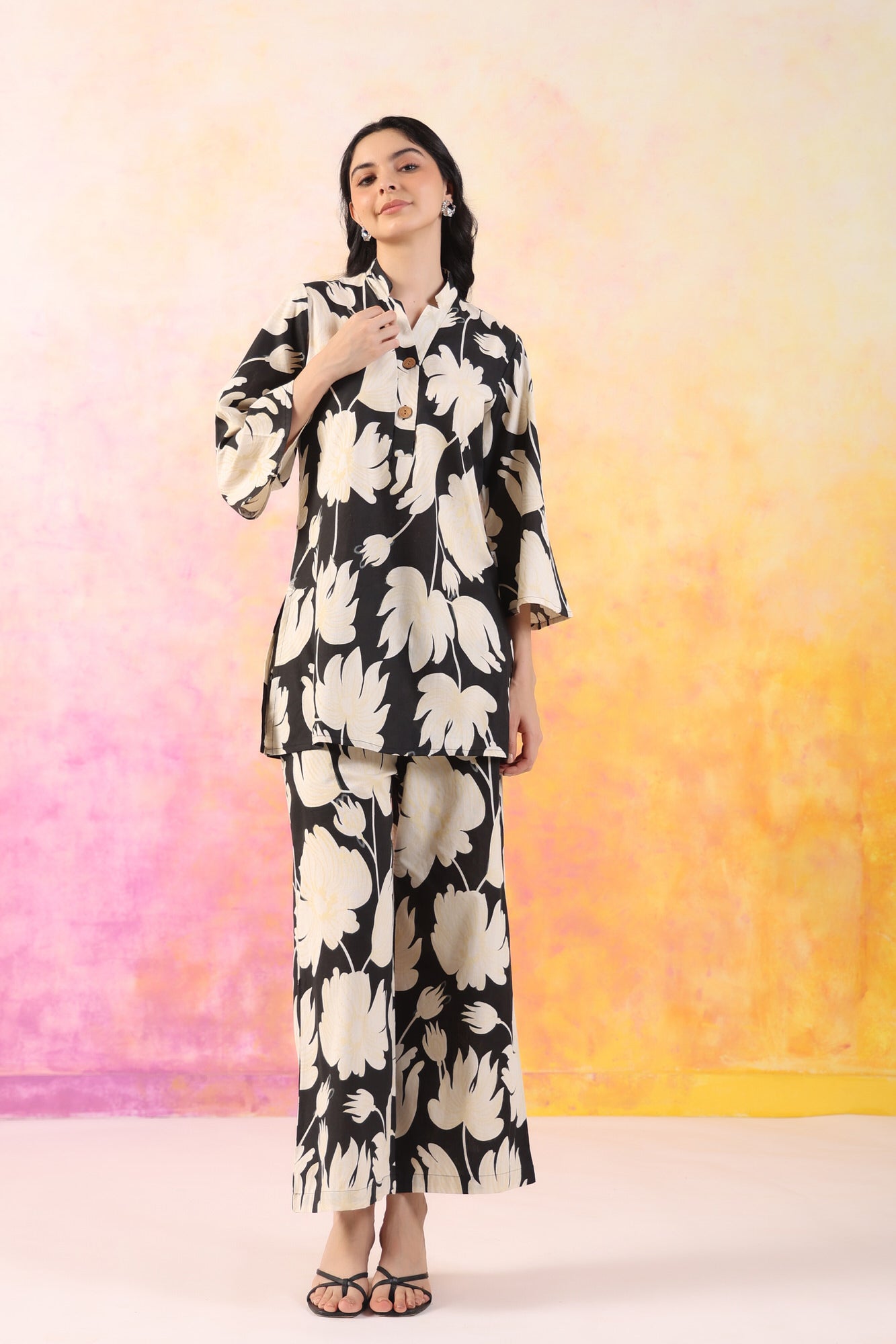 Exotic Vibes Palazzo Loungewear Set