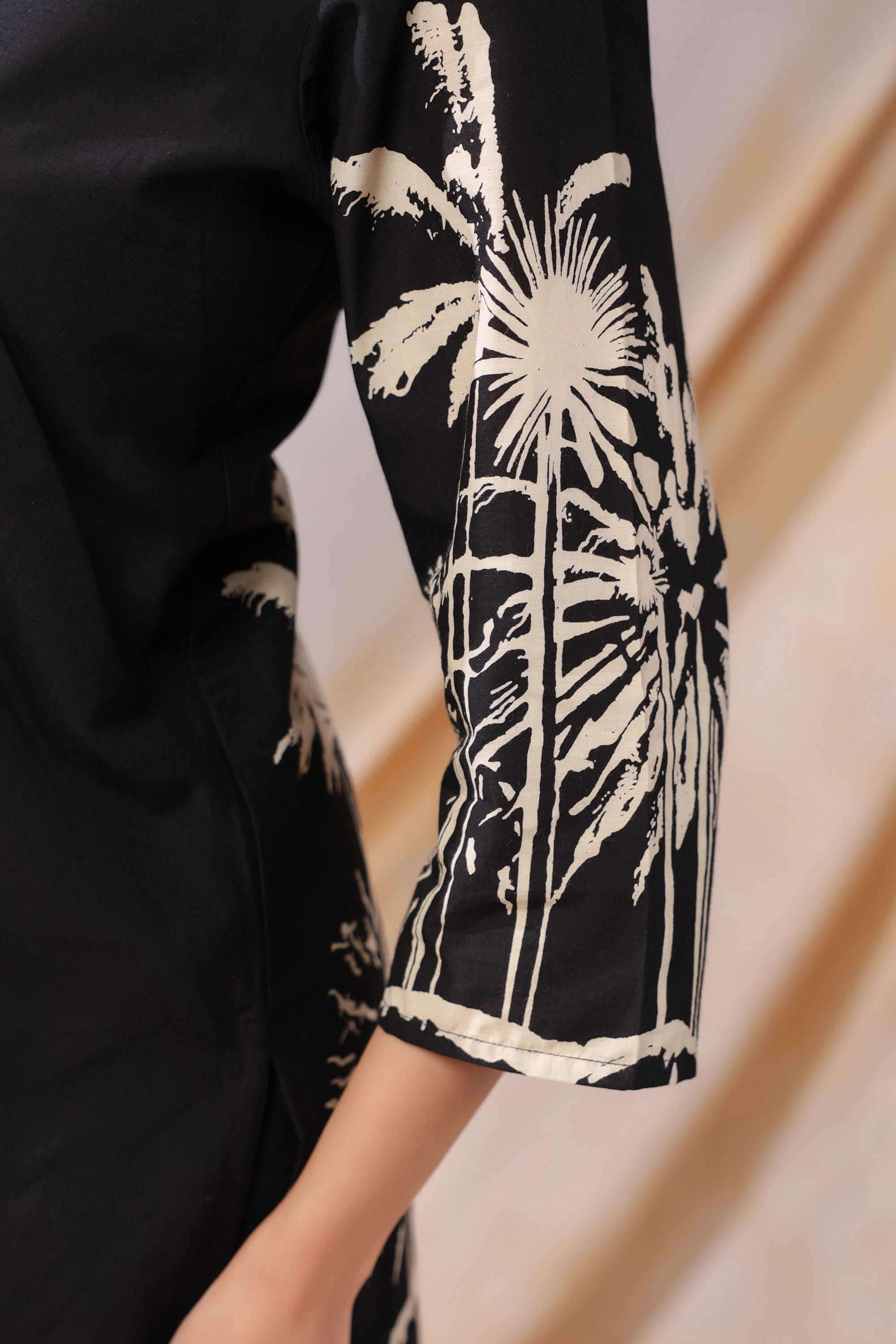 Midnight Safari Cotton Co-ord Set