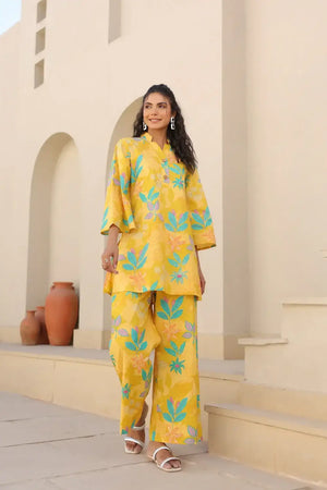 Tropical Bliss Cotton Co-ord Set