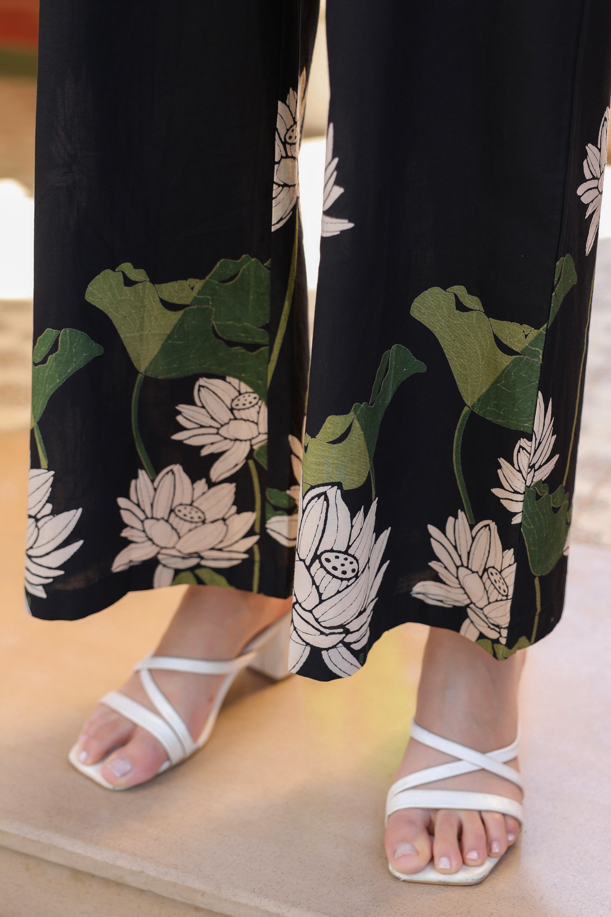 Inky Blossom Cotton Co-ord Set