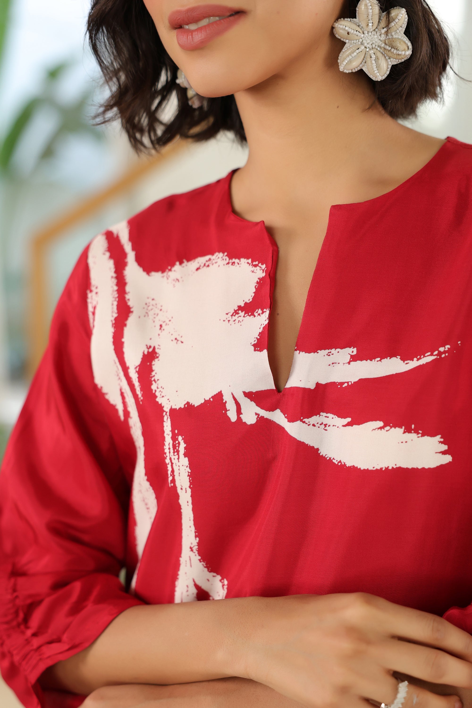 Crimson Grace Russian Silk Co-ord Set