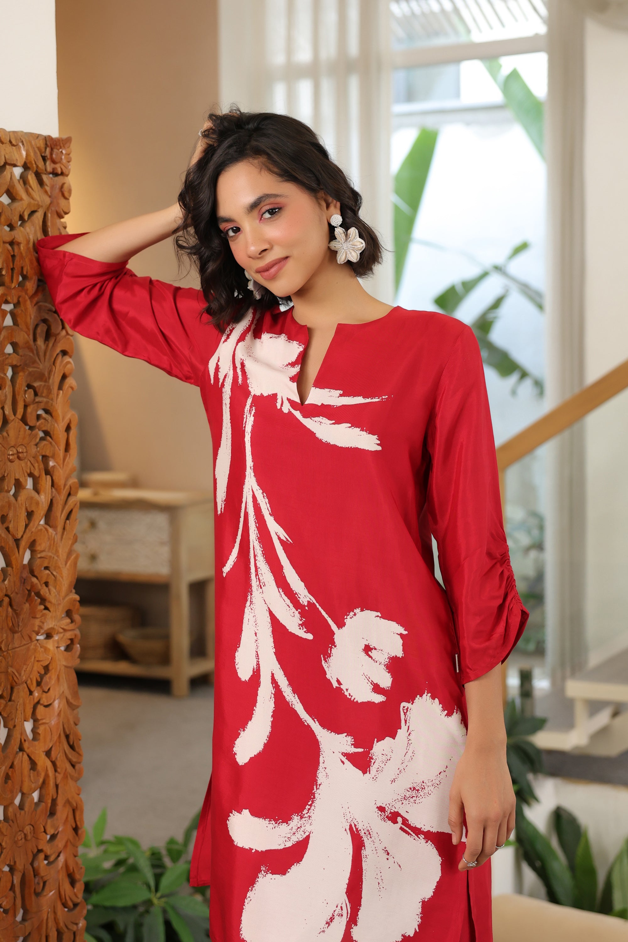 Crimson Grace Russian Silk Co-ord Set