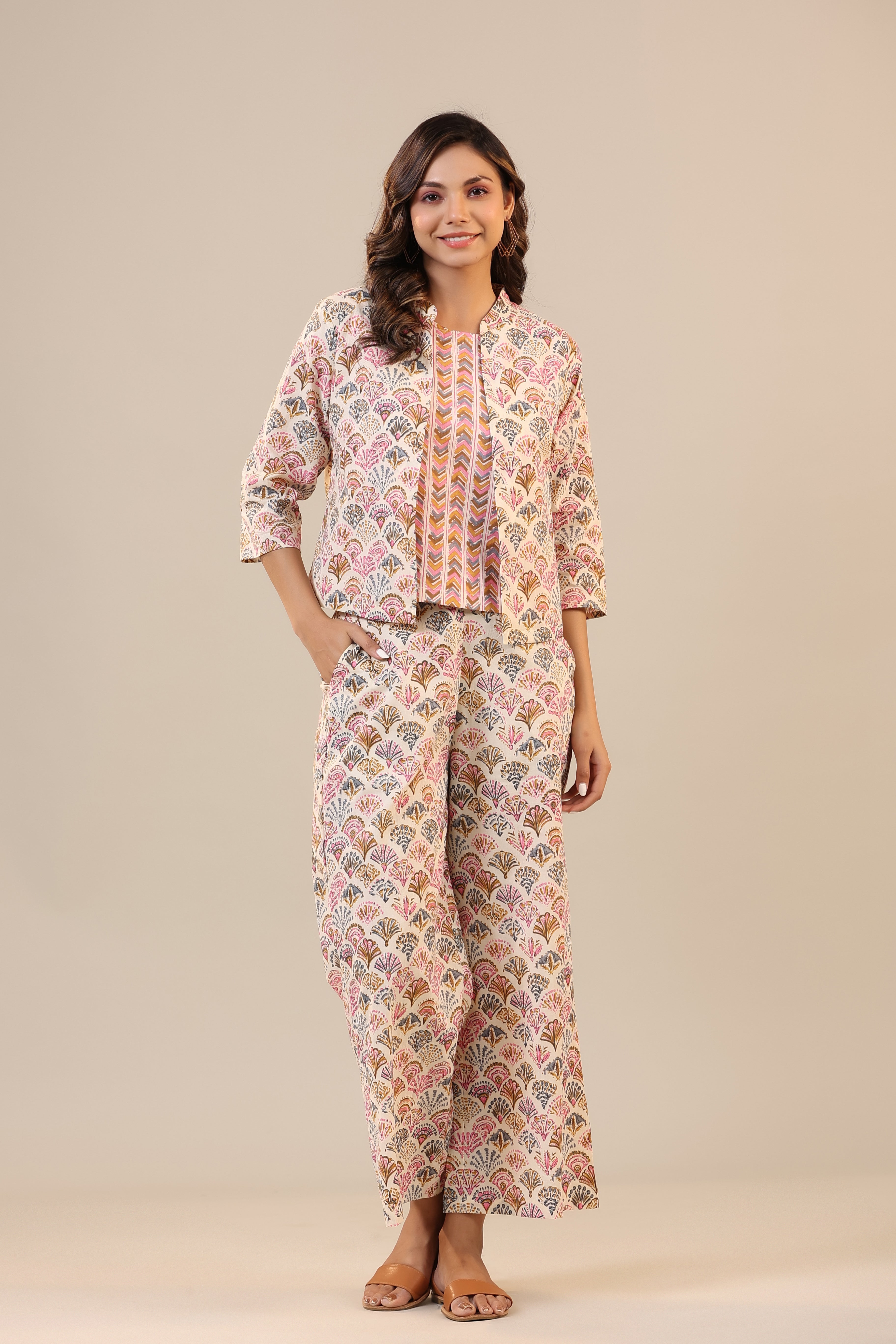 Bird of Paradise Cotton Three Piece Set