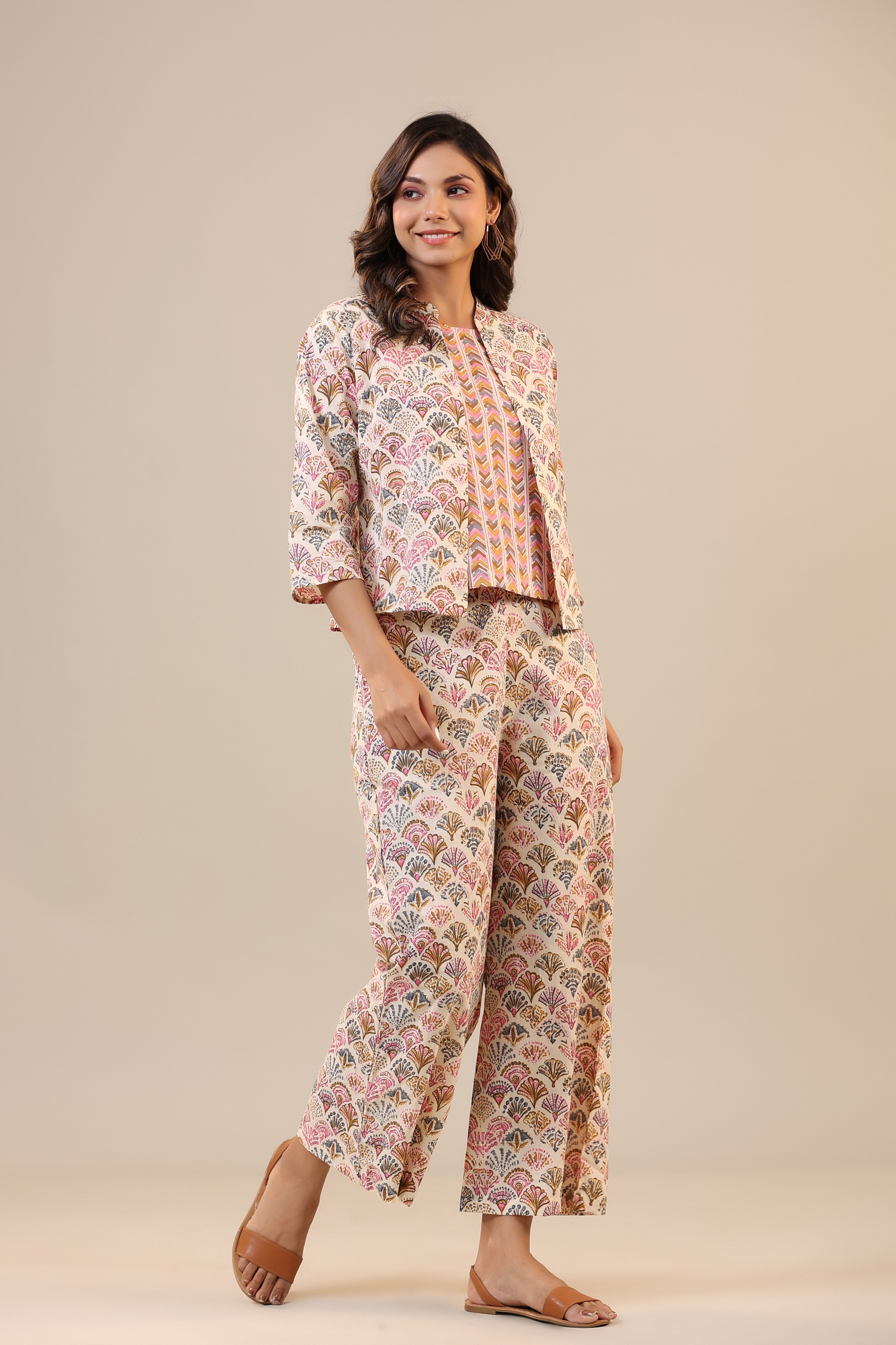 Bird of Paradise Cotton Three Piece Set