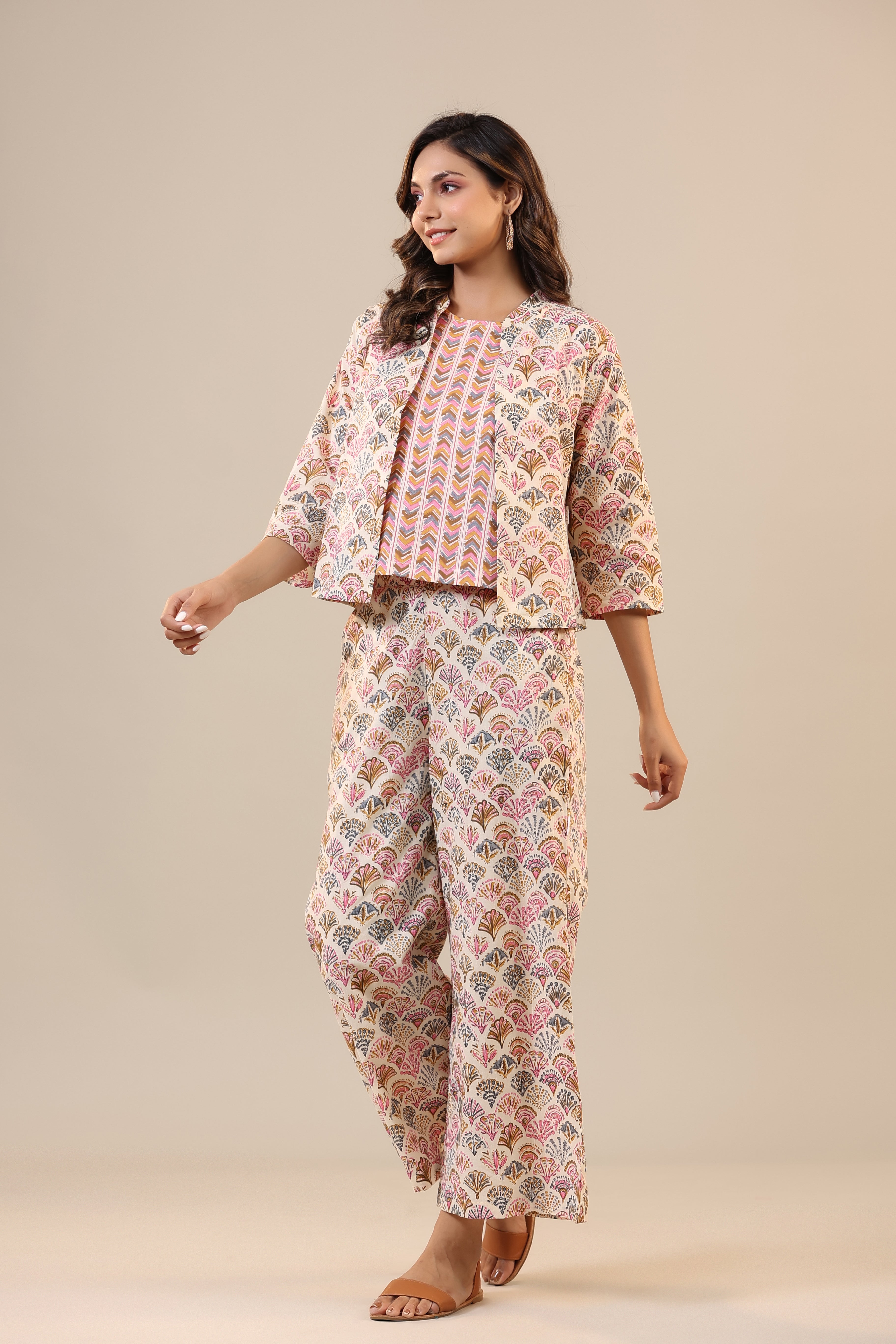 Bird of Paradise Cotton Three Piece Set