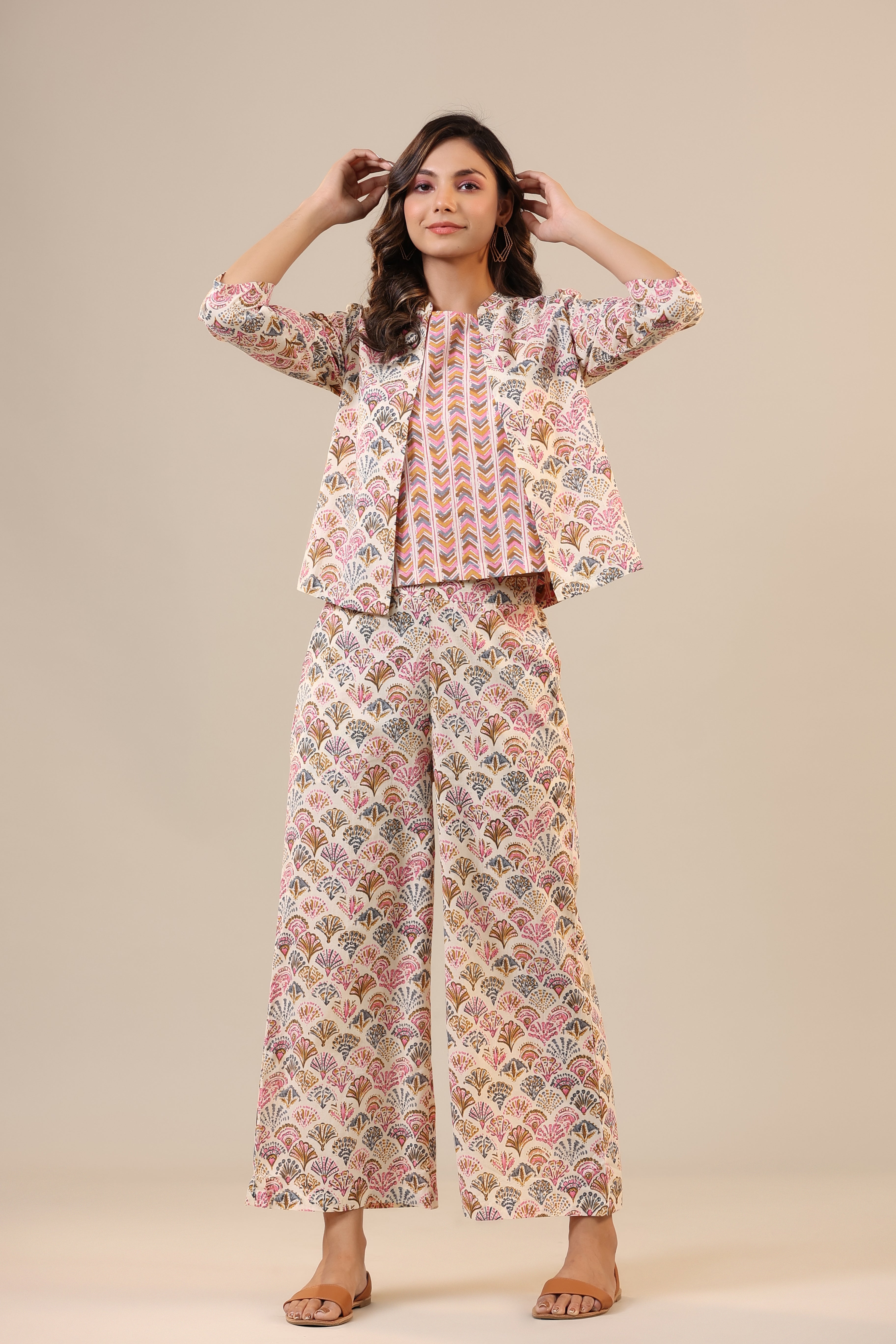 Bird of Paradise Cotton Three Piece Set