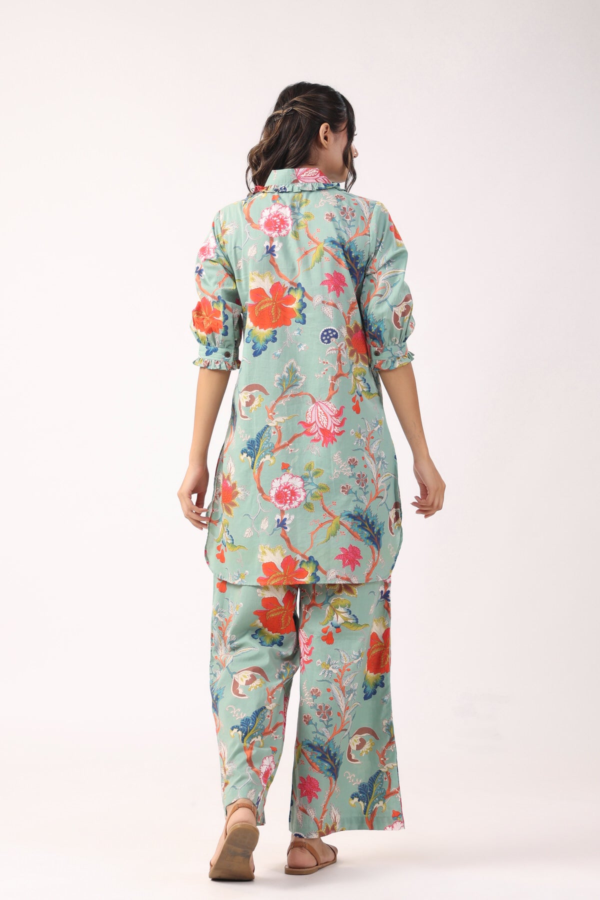 Modern Botanical Cotton Loungewear Set