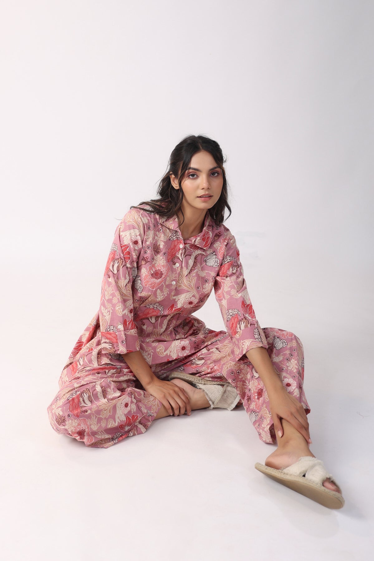 Meadow Marvel Cotton Loungewear Set