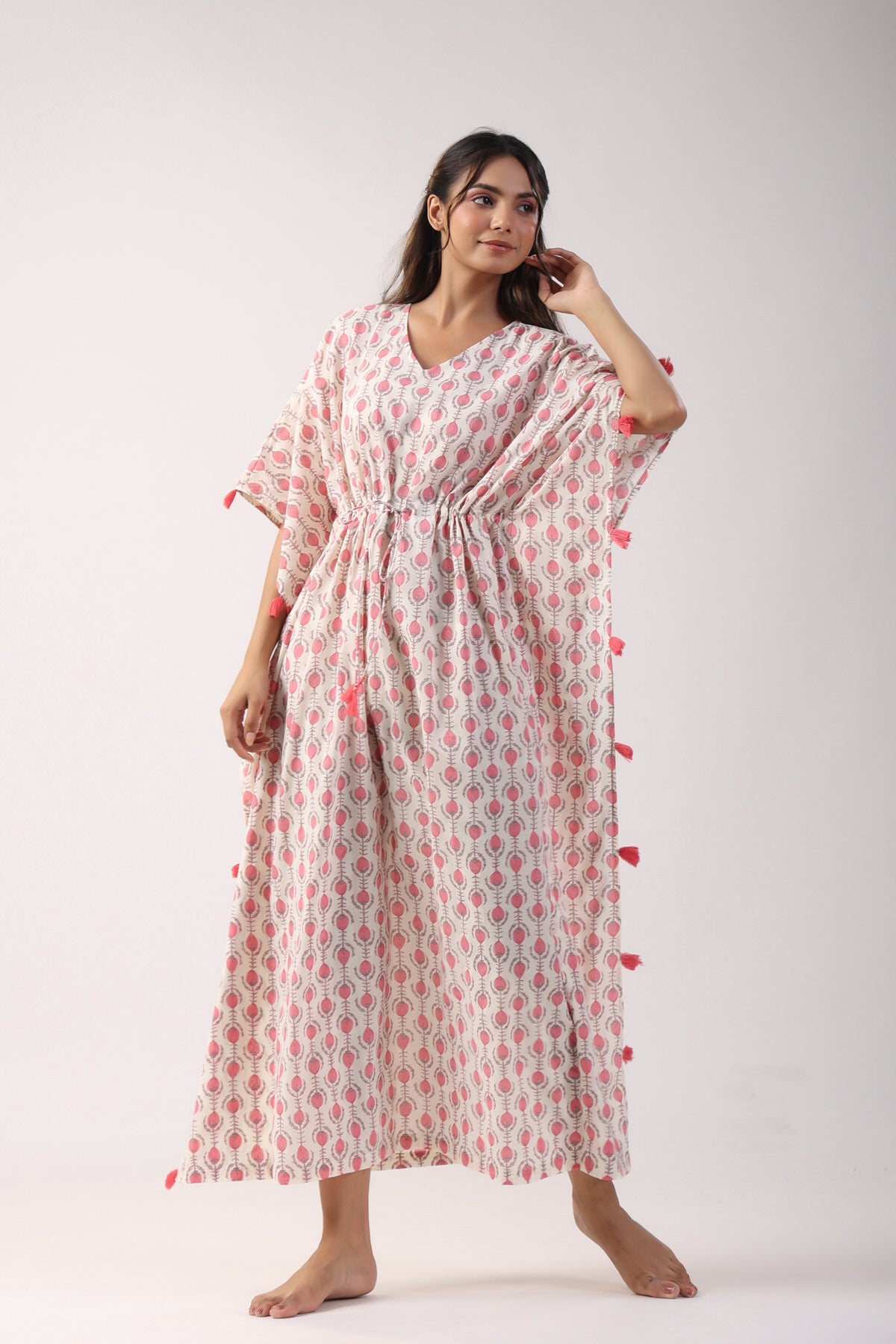 Jaipur Stripes Cotton Kaftan