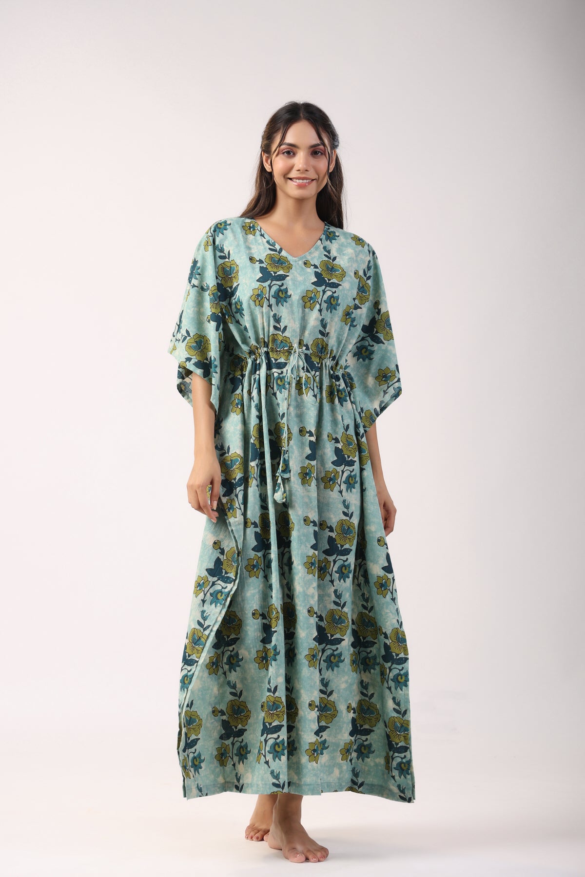 Enchanted Garden Cotton Kaftan