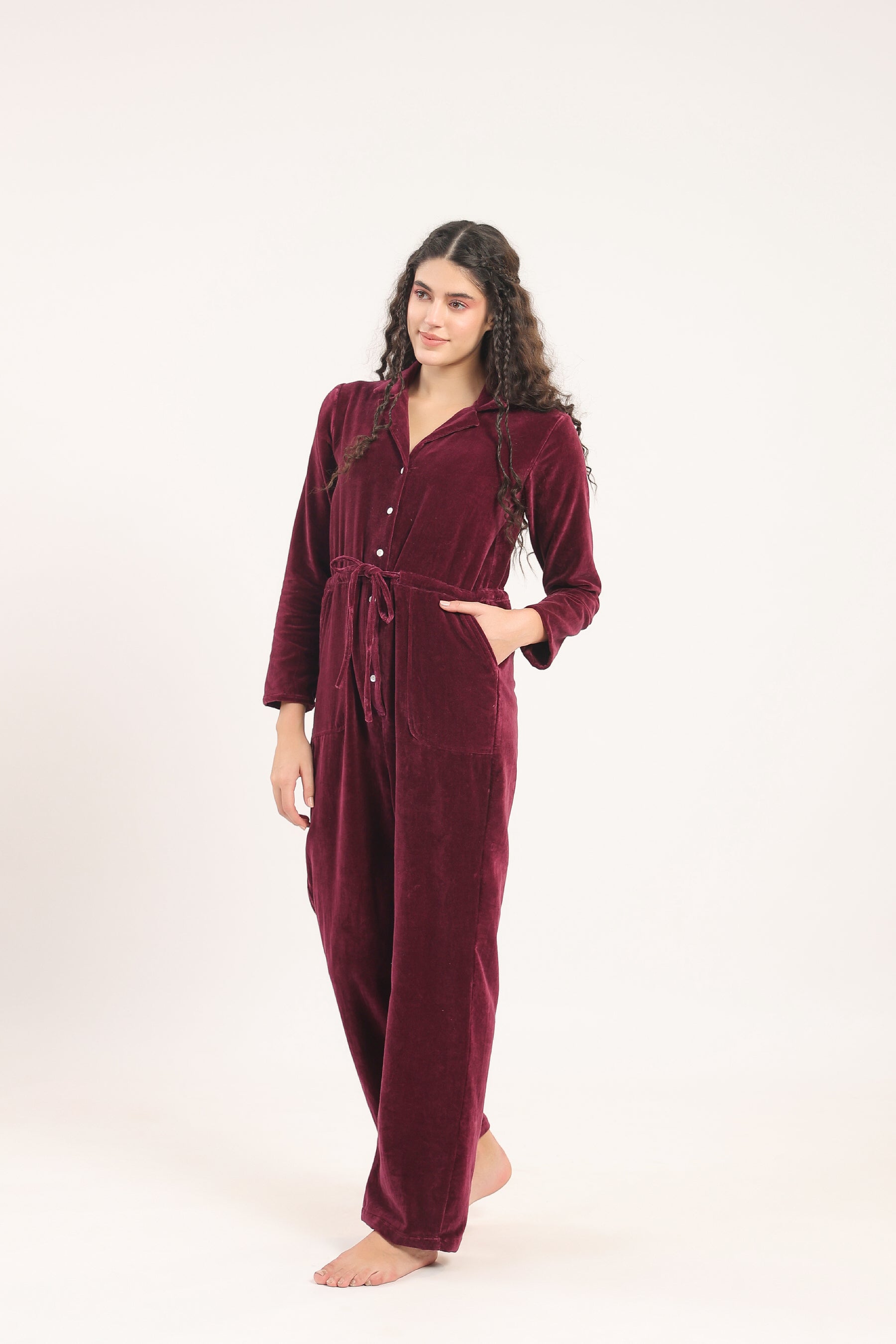 Rudolph Velvet Jumpsuit