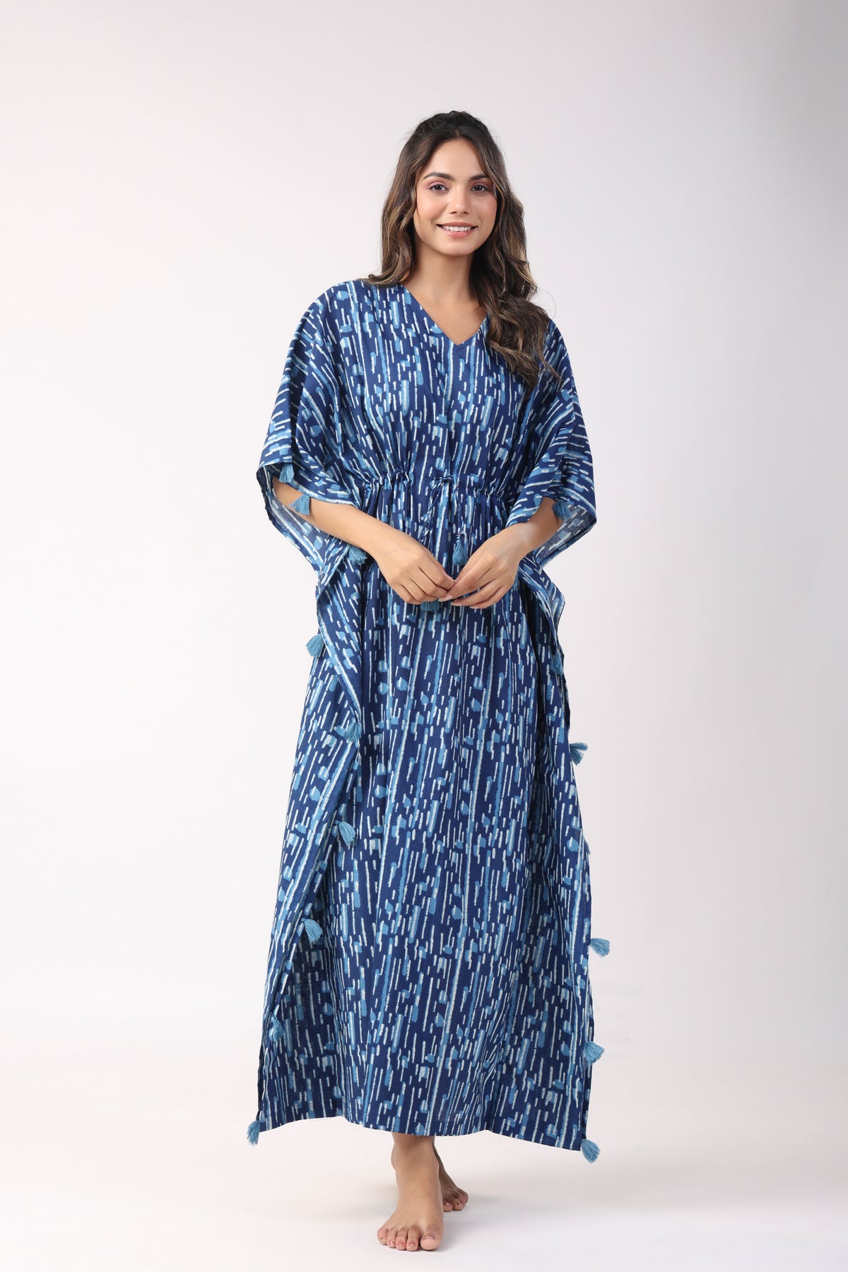 Vibrant Voyage Cotton Kaftan