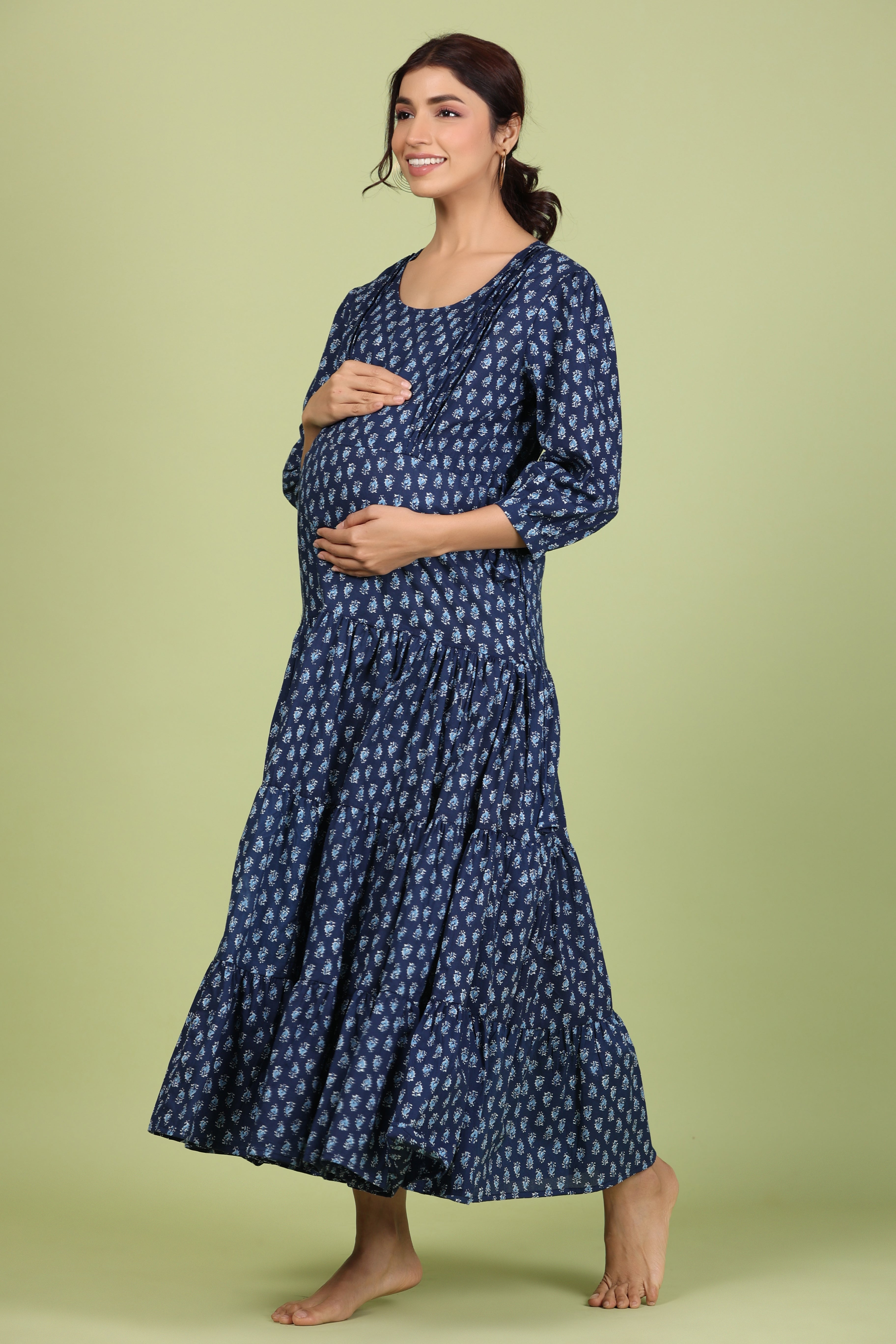 Pure Cotton Comfortable Maternity Wear for Women Suitable for Feeding