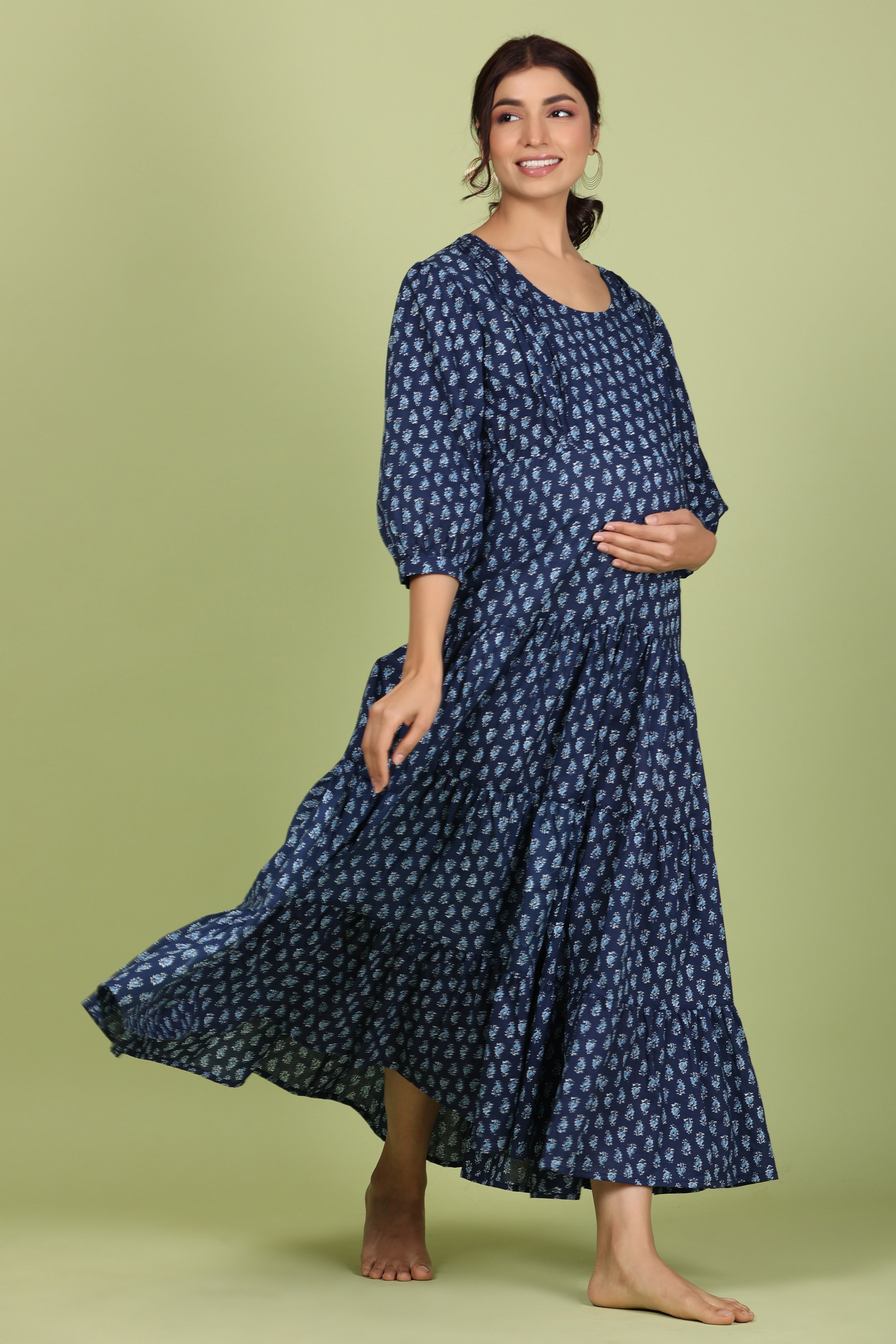 Pure Cotton Comfortable Maternity Wear for Women Suitable for Feeding