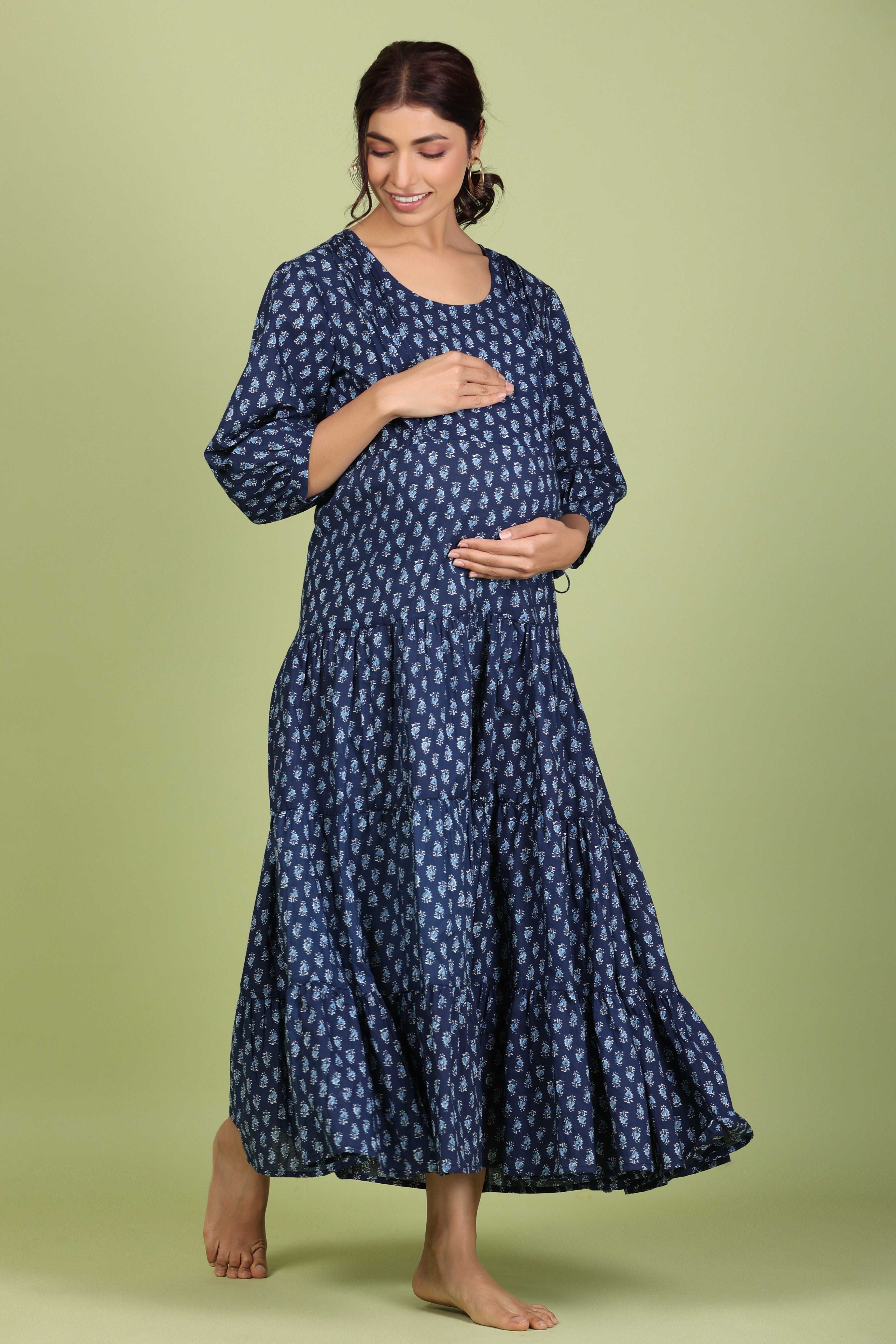 Pure Cotton Comfortable Maternity Wear for Women Suitable for Feeding