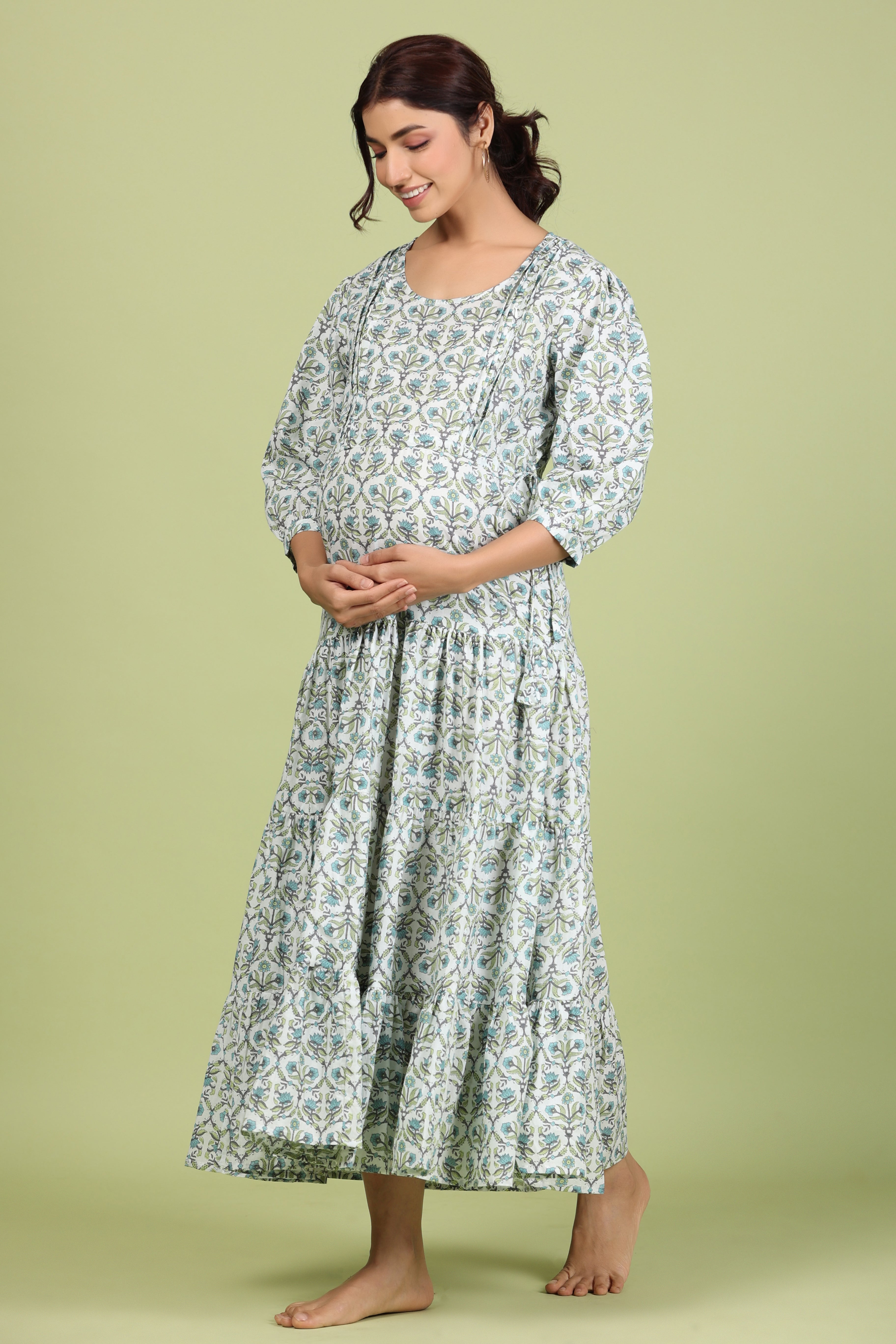 Pure Cotton Comfortable Maternity Wear for Women Suitable for Feeding