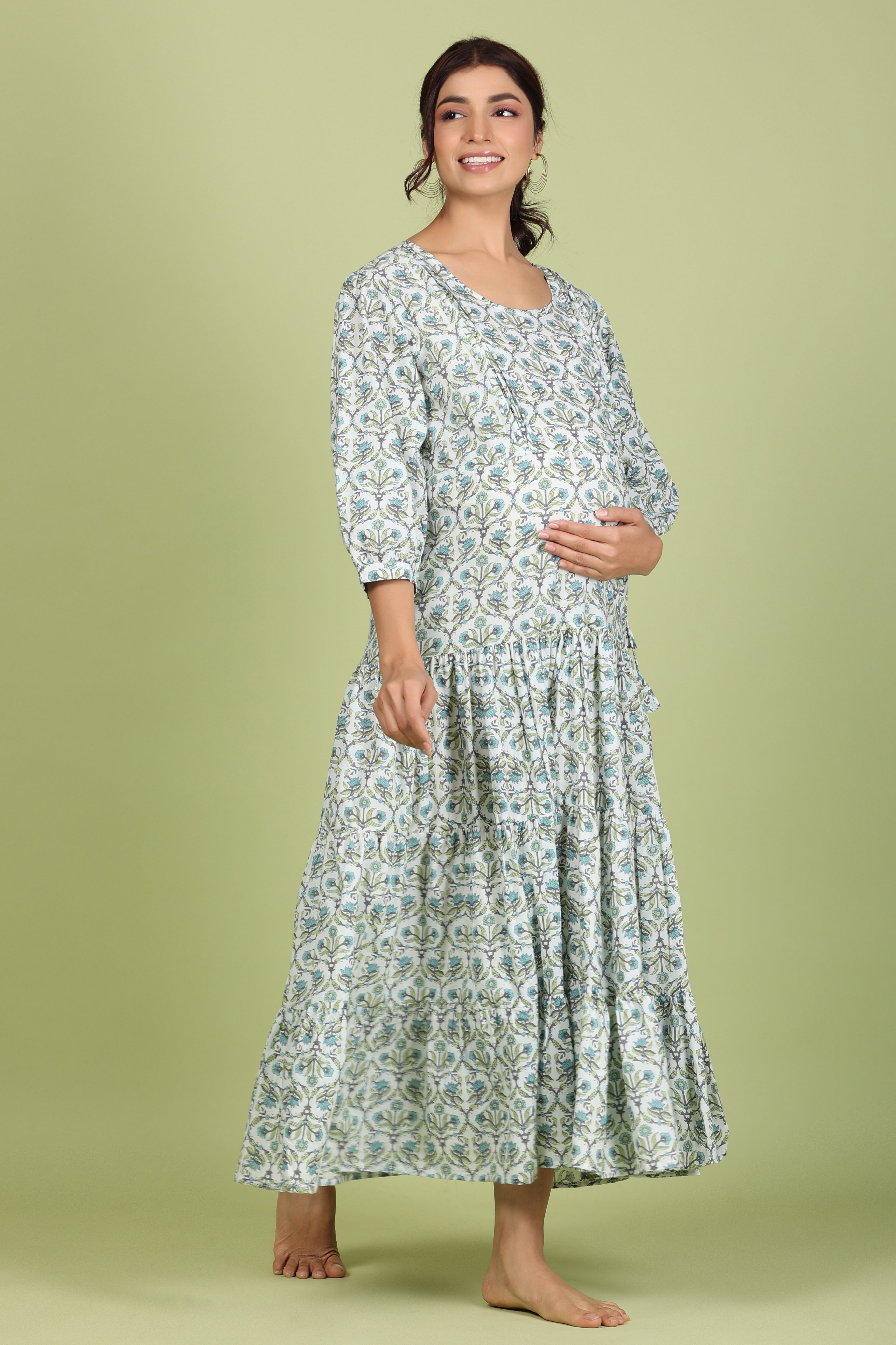 Pure Cotton Comfortable Maternity Wear for Women Suitable for Feeding