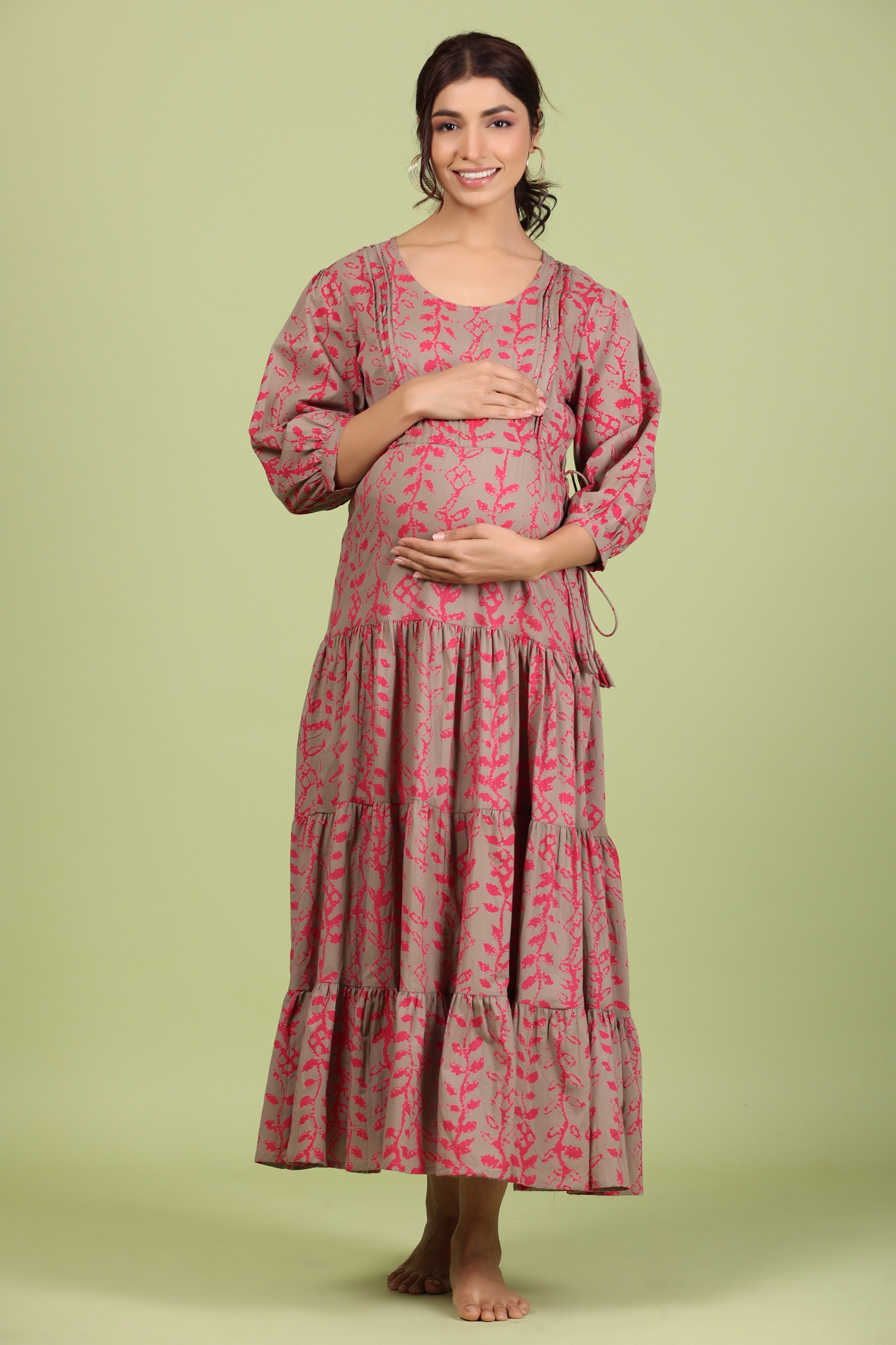 Pure Cotton Comfortable Maternity Wear for Women Suitable for Feeding