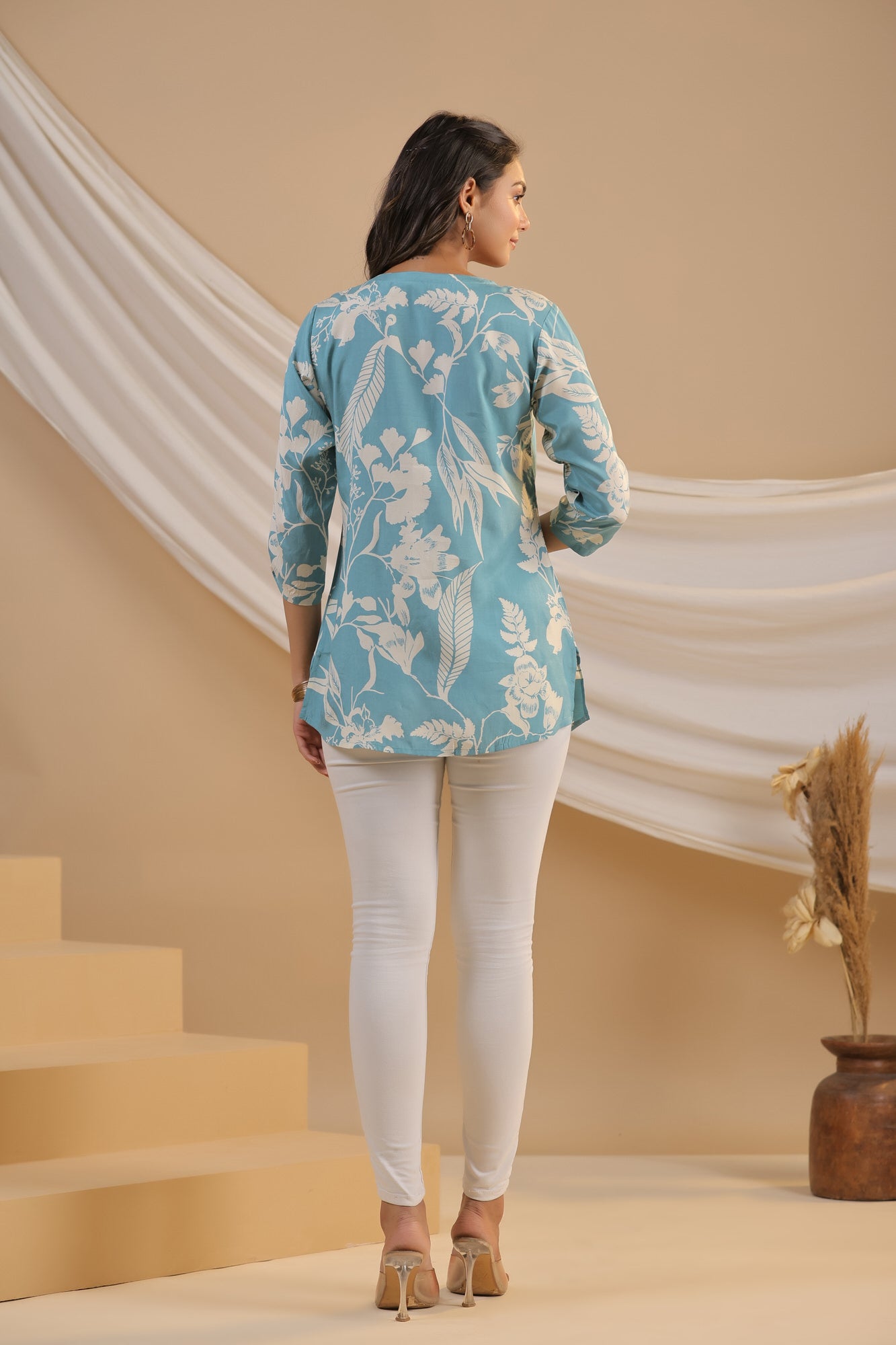 Porcelain Russian Silk Shirt