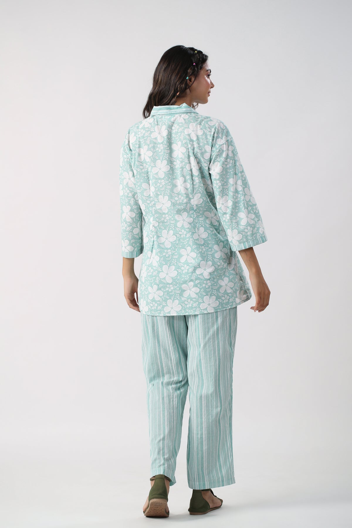 Lily Grace Cotton Loungewear Top Set